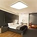 B-right LED Ceiling Light Remote Control, 13inch 20W (120W Equivalent), Square Surface Mount Lighting Fixture for Living Room, Bedroom, Dimmable & 3 Colors Available