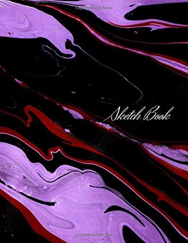 Sketch Book: Notebook for Drawing, Writing, Painting, Sketching or Doodling, 110 Pages, 8.5x11 (Premium Abstract Cover vol.17)
