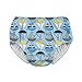 i play. Baby Boys' Snap Reusable Absorbent Swimsuit Diaper, Light Blue Sailboat, 24 Months