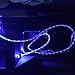 Tenfly Premium LED Glow in Dark High Speed Micro USB Cables Charge & Sync Cords for Samsung/HTC/GPS/MP3/Bluetooth and All Micro USB (Android 3 Pack)