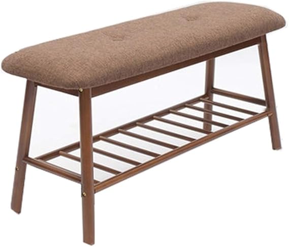 LIYG Banco Zapato, Brown, Zapatos Organizador, Estante de