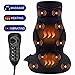 Relief Expert 10-Motor Vibrating Car Seat Back Massager Chair Pad with Heat, 5 Modes for Car, Home, Office