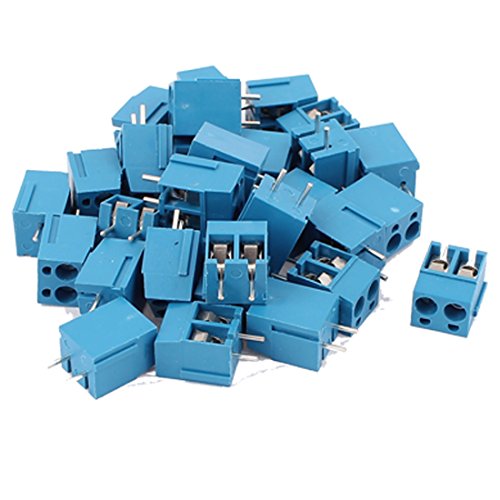 UPC 712662020431, uxcell 30Pcs 2 Way 2P PCB Mount Screw Terminal Block Connector 5.08mm Pitch