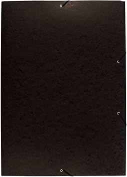 Exacompta 59502e Sammelmappe Gummizug 3 Klappen Manila Karton 600 Gm Fur Din A2 62 X 44 Cm 1 Stuck Schwarz Amazon De Burobedarf Schreibwaren