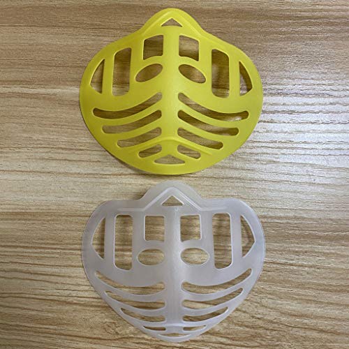 ZTY66 10 Pack 3D Face Bracket Face Inner Support Frame Soft Silicone Face Holder for Comfortable Breathing Washable Reusable