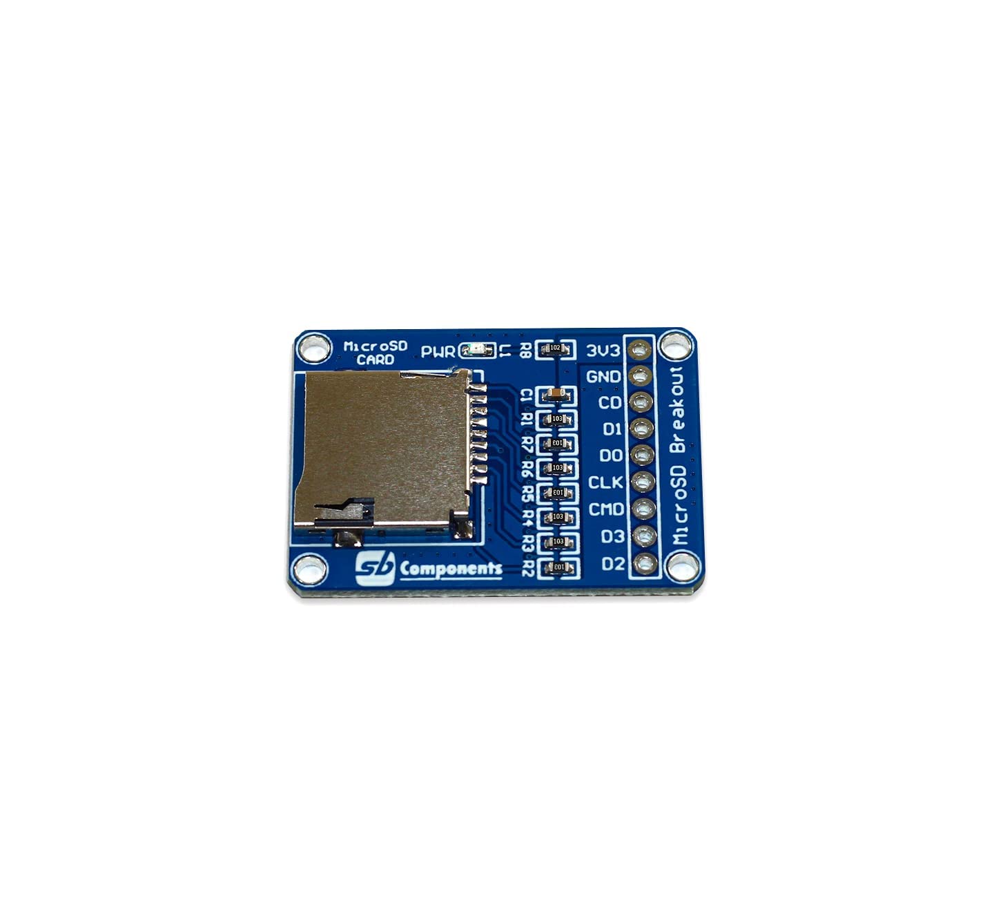 sb components MicroSD Card Breakout Board SD Card Reader Module TF Card Expansion Board