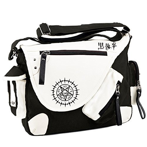 Siawasey Black Butler Anime Cosplay Backpack Messenger Bag Shoulder Bag