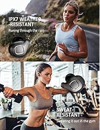 Auriculares inalámbricos BRYWIN Bluetooth 5.0 Auriculares inalámbricos verdaderos 20 horas Tiempo de reproducción Auriculares inalámbricos con sonido estéreo 3D Micrófono incorporado