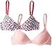 Calvin Klein Big Girls' 2 Pack Molded Underwire Bra, Assorted, 34A
