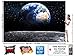 GREAT ART Wallpaper Planet Earth Wall Decoration World Universe Poster Space Cosmos Mural Globe Stars Moon (132.3 x 93.7 Inch/336 x 238 cm)