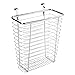 iDesign Axis Steel Over the Cabinet Storage Basket Organizer for Kitchen, Pantry, Bathroom, Office, Dorm Room, 7.1