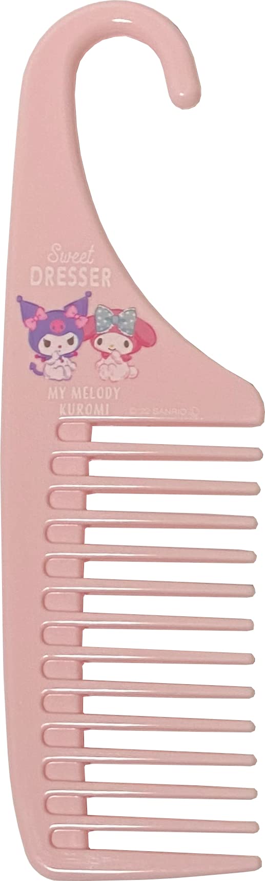 M/M & K/U Wide Tooth Comb Shower Detangling Comb With Hook (Sweet dresser)