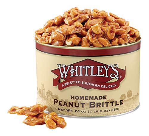 Whitley's Homemade Peanut Brittle 24 Ounce Tin - Thumbnail 3