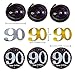 90th Birthday Party Decorations Women/Men Cheers to Happy 90th Birthday Banner Sparkling Swallowtail Bunting Garland Hanging Swirls Great for 90th Birthday Decorations
