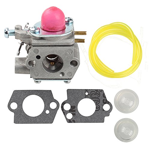 Savior WT-973 Carburetor Fuel Line for WT973 75306190 Troy Bilt TB22EC TB2040XP Bolens BL110 BL160 BL425 Craftsman Trimmer