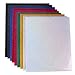 9PCS Glitter Heat Transfer Vinyl Sheets 9 - Colors Iron On PU HTV Sheets for T-Shirt Silhouette Cameo Cricut Machines Craft Cutters 12 by 10 Inches