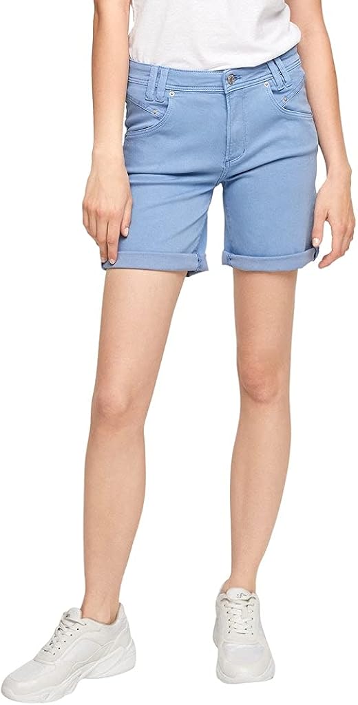 s.Oliver Women's Denim Shorts Blue UK 16 Amazon.co.uk Clothing