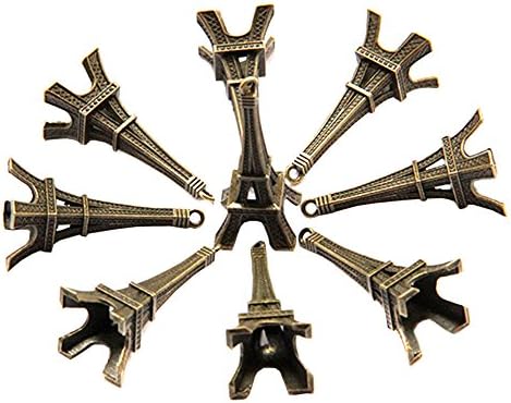 Bestartstore 100PCS 24x6mm Metal Alloy Antiqued Bronze Color Charms Pendants DIY Necklace Pendant Jewelry Making Supplies