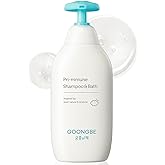 GOONGBE Pri-mmune Shampoo & Bath - Korean Baby Wash - Hypoallergenic Head to Toe Cleanser - Paraben-Free Formula For Sensitive Hair & Skin, 11.8 fl.oz.