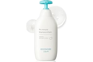 GOONGBE Pri-mmune Shampoo & Bath - Korean Baby Wash - Hypoallergenic Head to Toe Cleanser - Paraben-Free Formula For Sensitive Hair & Skin, 11.8 fl.oz.