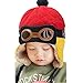 APAS Unisex Baby Winter Warm Cap Hat Beanie Pilot Aviator Cartoon Knit Toque Coffee