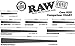RAW Organic 1 1/4 Pre-Rolled Cones with Filter Tips - Bundle (75 Pack with RAW Storage Box)
