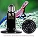 Zacro Reptile Heat Lamp 60W - Ceramic Heat Emitter with Digital Thermometer, Efficient Infrared Ceramic Bulb for Reptiles No-Light Lamp Heat Source Brooder Coop Heater 110V (Black)