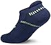 TM-MZS04-NVY_M Tesla Men's 6-Pack Atheltic No Show Socks Cushioned Comfort w Mesh MZS04