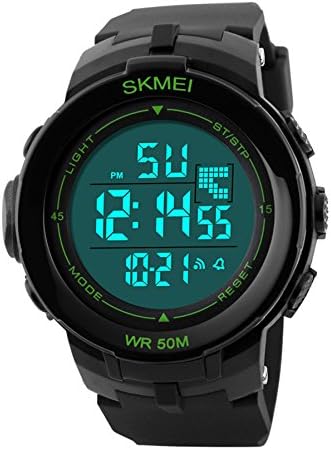 Findtime Mens Military Sports Casual Waterproof Chronograph Black Digital Watches