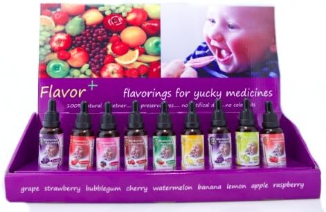 Pharmacy Flavoring Kit Prescription Vials Flavor Drops Pharmacist Rx Pediatrician Urgent Care Dentist Health Care Supply Fruit Flavors for Drugs Medication Flavors Home Flavoring Kit