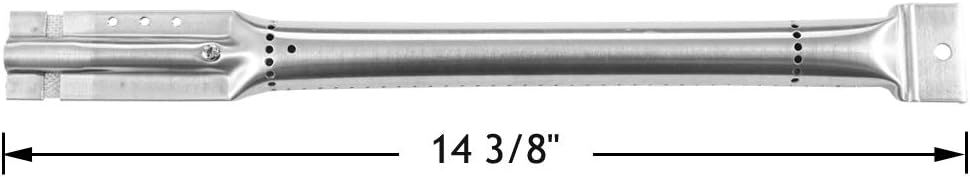 YIHAM KB890 Gas Grill Parts Stainless Steel BBQ Tube Pipe Burner Replacement for Charbroil, Kenmore, Master Chef, Members Mark, Nexgrill and Others, 14 3/8 inch, Set of 5 : Garden & Outdoor