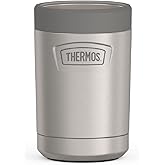 THERMOS ICON SERIES, Beverage Can Insulator - 12 Ounce, Matte Stainless Steel - Vacuum Insulated