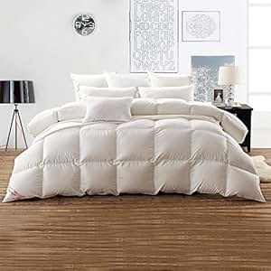 Amazon.com: SNOWMAN White Goose Down Comforter Full/Queen