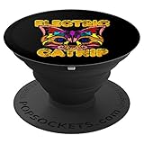 Retro 70's Vintage Electric Catnip Tribal Tattoo