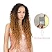 Style Icon Lace Front Wigs 28” Long Curly Wig Ombre Blonde Wig for women Synthetic Wig Density 130% Heat Resistant Replacement Wig (28