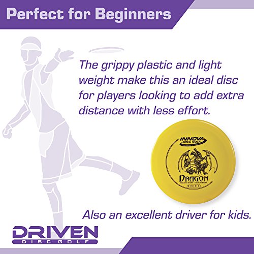Innova Double Dragon Disc Golf Set - Floats in Water - Ultralight Drivers - Perfect for Beginners - Includes 1025 Scoresheets - Flight Reference Card - Driven Mini Marker | Disc Colors Vary - Thumbnail 4