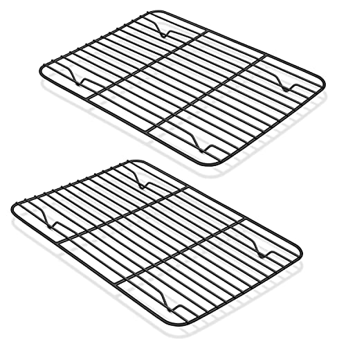 P&P CHEF Baking Rack Set of 2, Nonstick Mini Cooling Racks for Cooking