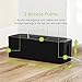 in-Box Extra Large Cable Organizing Management Box for Under Desk Surge Protector Concealer Black