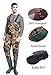 Men waders Waterproof Chest Waders Bootfoot Chest Wader Light Hunting fly Fishing Waders for Men with Boots Nylon/PVC Wader camo size 13