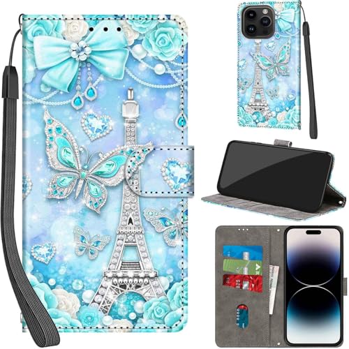 Haninsuze Handyhülle für iPhone 15 Pro Max Hülle PU Leder... en promo sur Amazon
