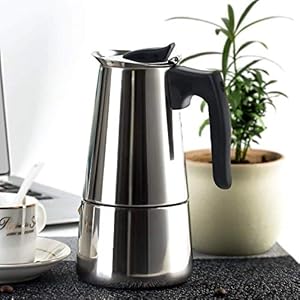 PIYU Stainless Steel Espresso Maker 12 Cup Stovetop Maker Pot – Multi Color