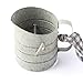 Rustic Antique Reproduction Mini Flour Sifter Ornaments with Homespun Hanger
