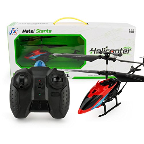 For Christmas,Sunfei JX-807 RC 2CH Mini Quadcopter Helicopter Micro Radio Remote Control Aircraft (Red)