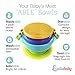 Baby Bowls Feeding Set with Baby Fork and Baby Spoons | Toddler Bowls with Baby Food Masher |Suction Baby Bowl for Toddlers with Toddler Utensils| BPA Free Baby Shower Registry Must Haves