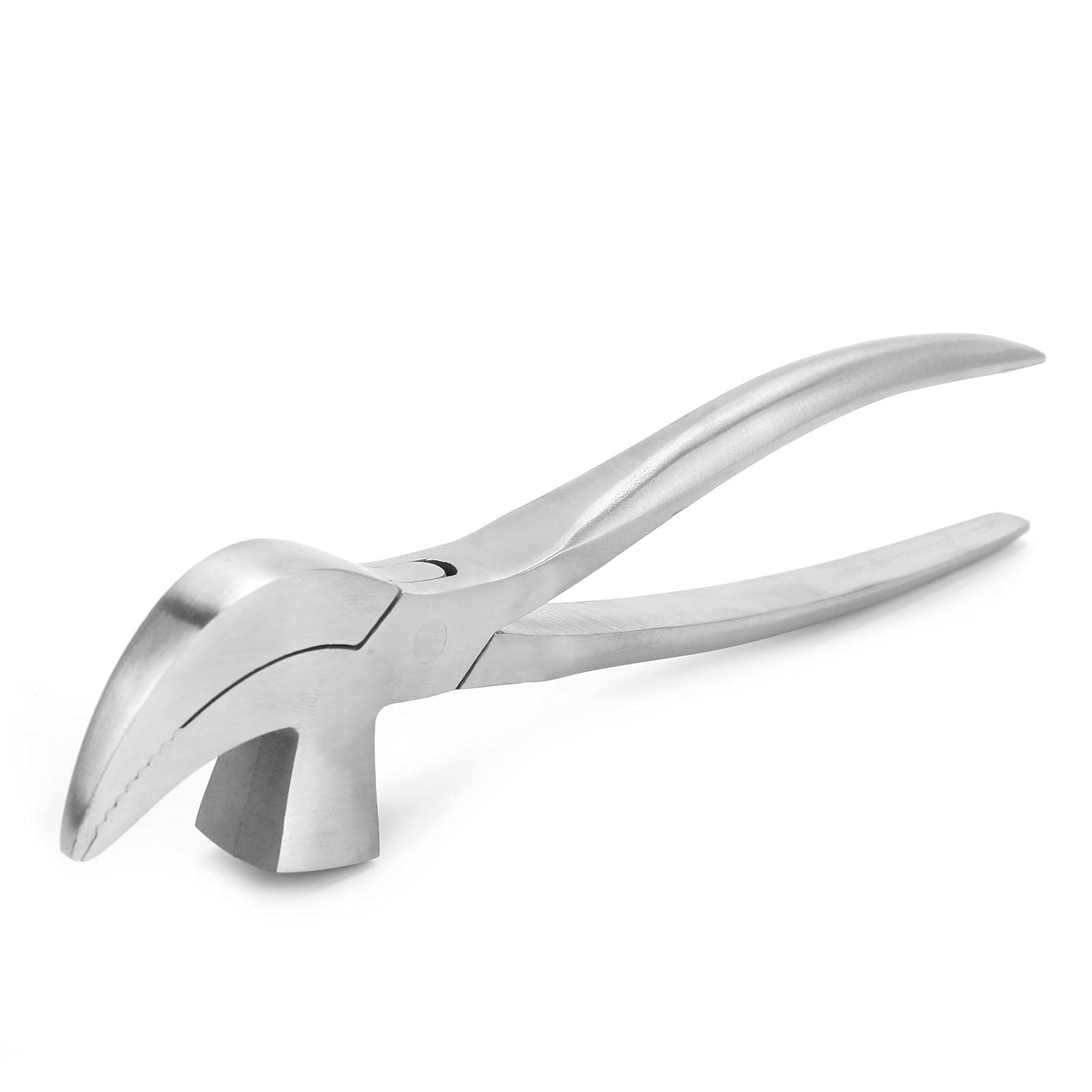 Shoemaking Pliers, Steel Leathercraft Cobbler Pliers Pincers with Hammer, Lasting Pliers Pointed Mouth Jewelry Pliers for Leather, Shoemaker, Harnessmaker, Artificial Upper