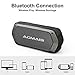 AOMAIS Tough Bluetooth Speakers, Portable Outdoor Wireless 10W Stereo Sound Speaker Waterproof IPX7 Rating with Enhanced Bass for iPhone, iPod, iPad, Tablets(Black)