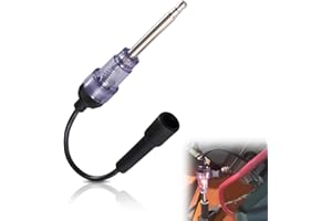 gunhunt Pack-1 Spark Plug Tester, Boot Engine Ignition Tester, Armature Diagnostic Detector, Universal for Automobile, Motorcycle, Lawn Mower Internal and External Engines (Silver)