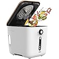 Upgraded Electric Composter for Kitchen, iDOO 3L Smart Countertop Composter Indoor Odorless with Detachable Carbon Filter, Auto Food Cycle Compost Machine, Scrap Food Waste to Dry Compost for Plants