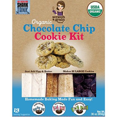 Scratch & Grain Baking Co. Organic Chocolate Chip Cookie Kit (30 oz.)