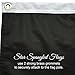 POW MIA Flag 3x5-100% Made In USA using Tough, Long Lasting Nylon Built for Outdoor or Indoor Use, Double Sided, Featuring Locked Stitches on Hems and Quadruple Stitching on Fly End